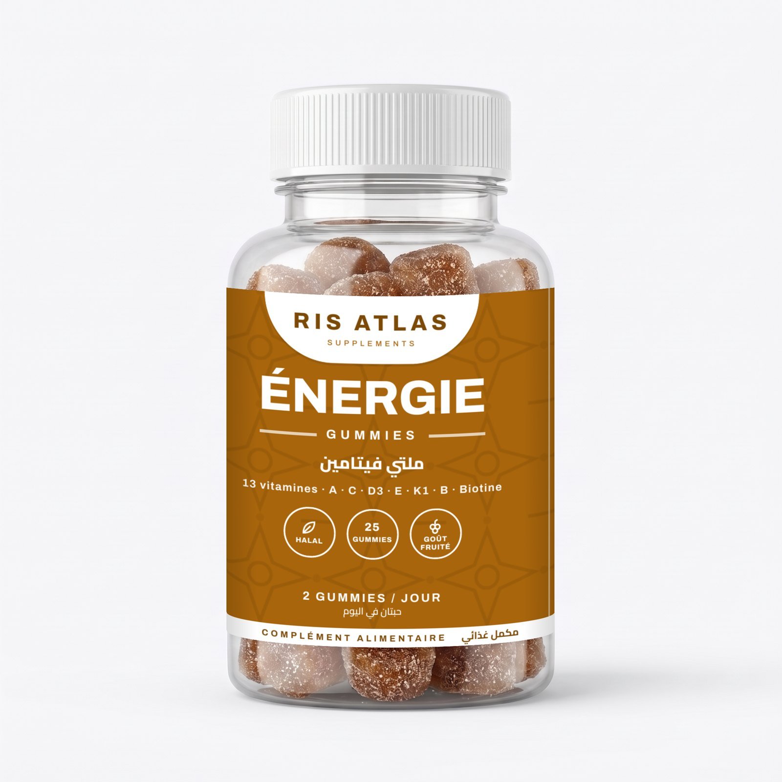 Gummies Énergie Ris Atlas — multivitamines