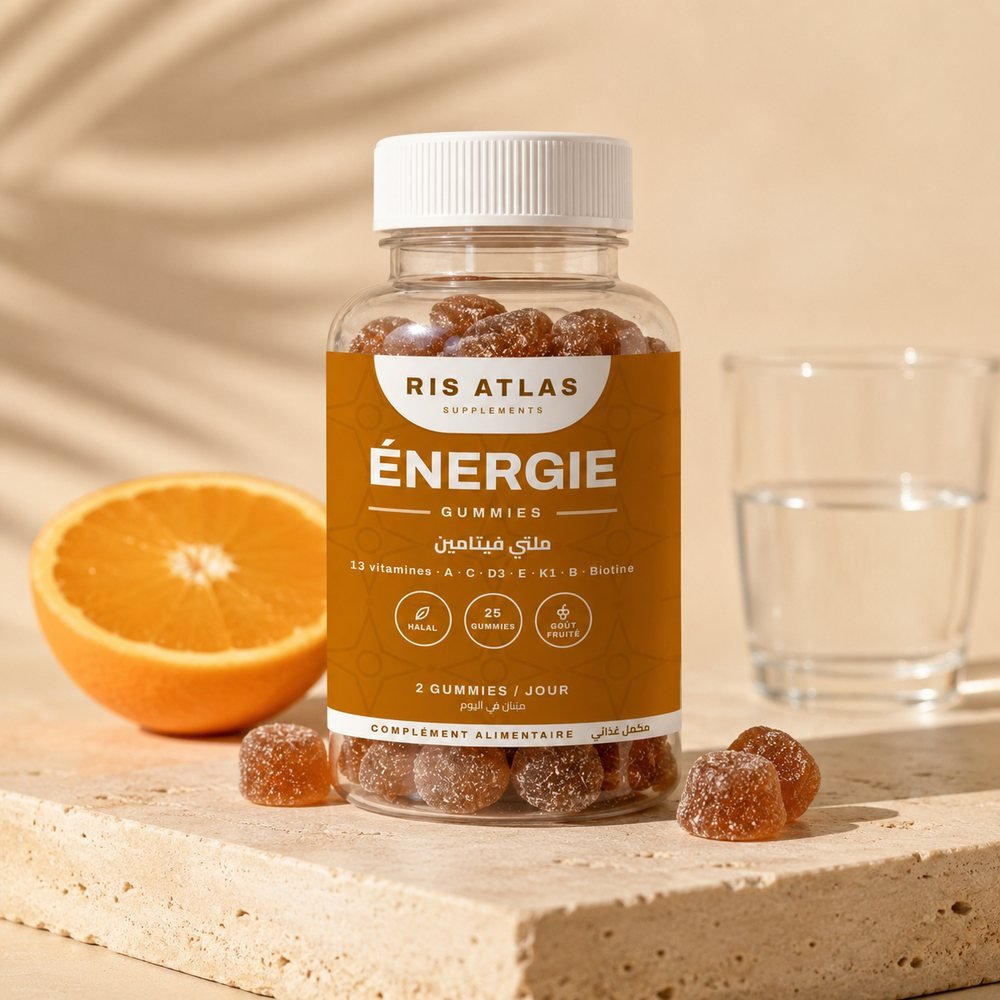 Gummies Énergie Ris Atlas — multivitamines