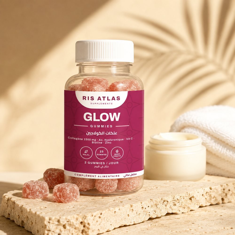 Gummies Glow Ris Atlas — collagène