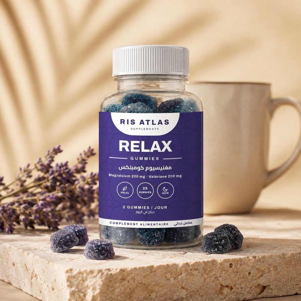Gummies Relax Ris Atlas — flacon magnésium