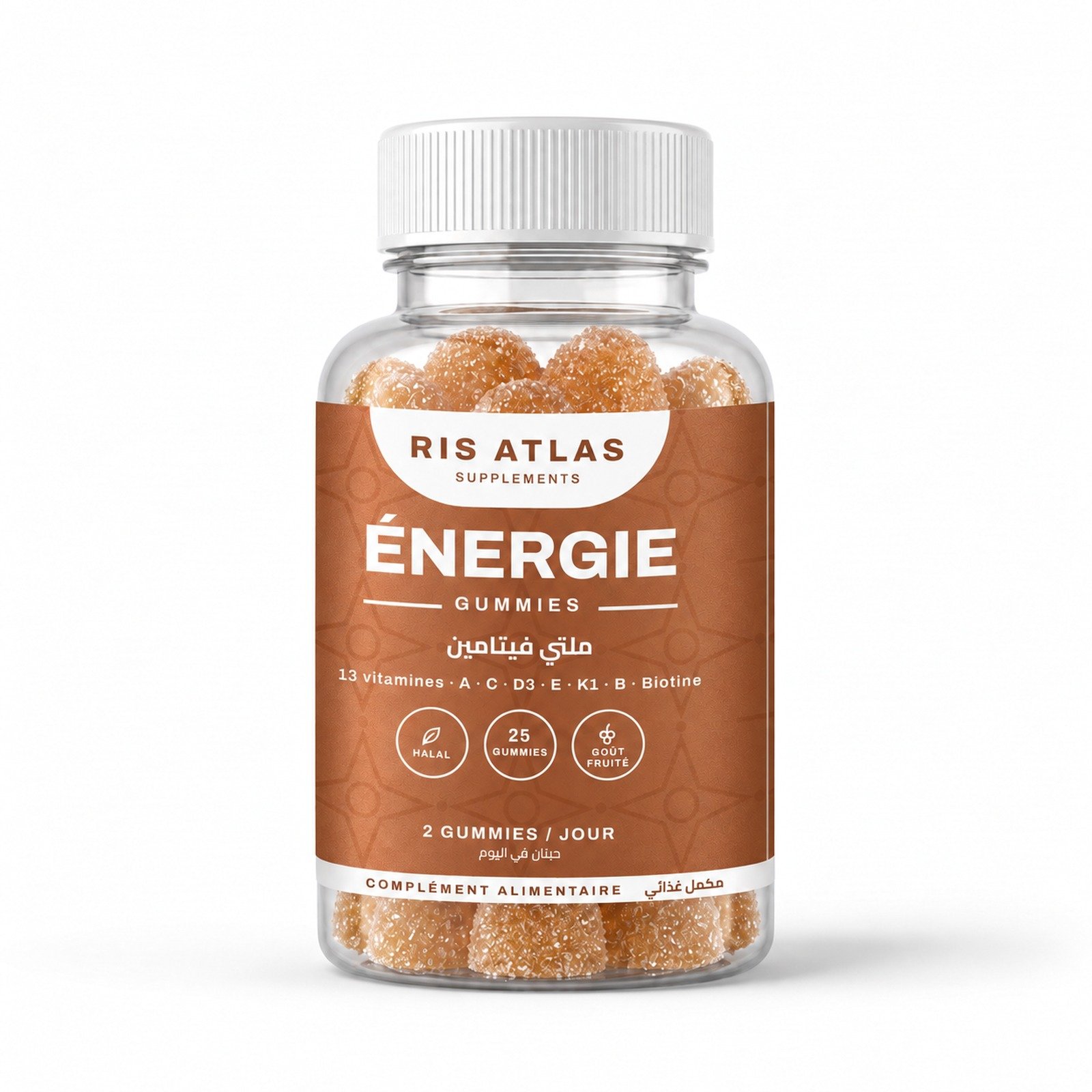 Gummies Énergie Ris Atlas — multivitamines
