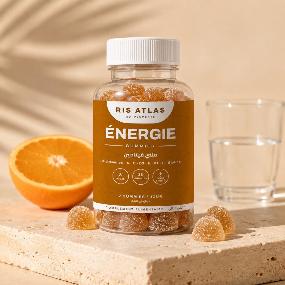 Gummies Énergie Ris Atlas — multivitamines