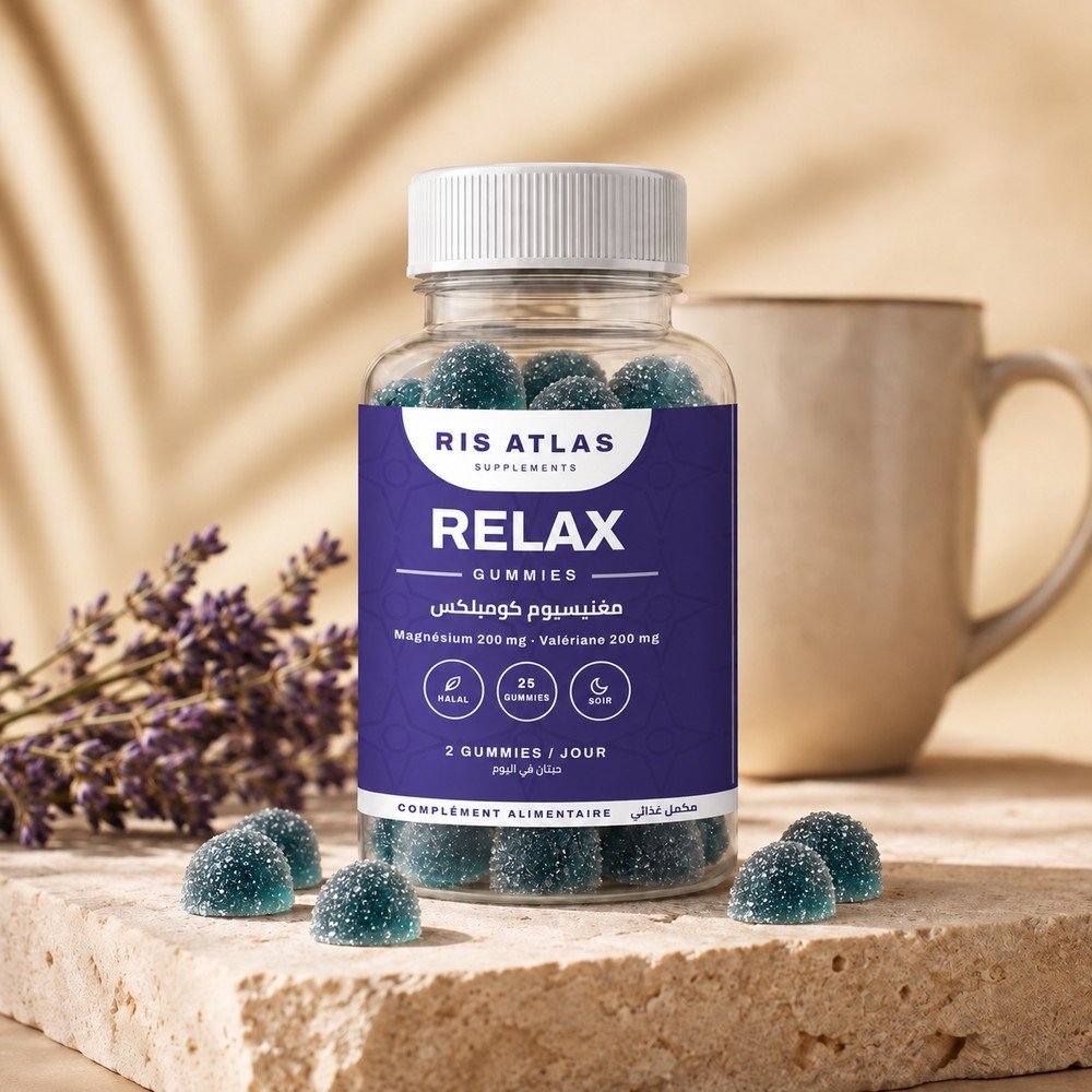 Gummies Relax Ris Atlas — flacon magnésium